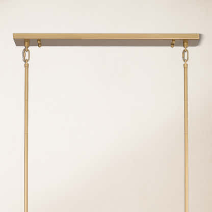 Vellum Rectangular Chandelier 68"W