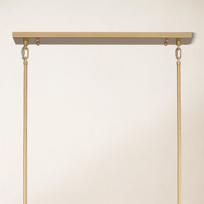 Vellum Rectangular Chandelier 68"W