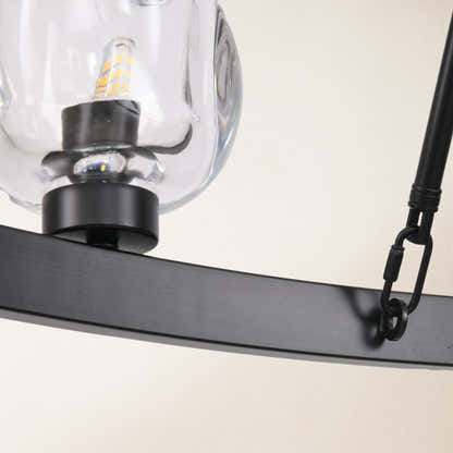 Vellum Crystal Round Chandelier 59"D