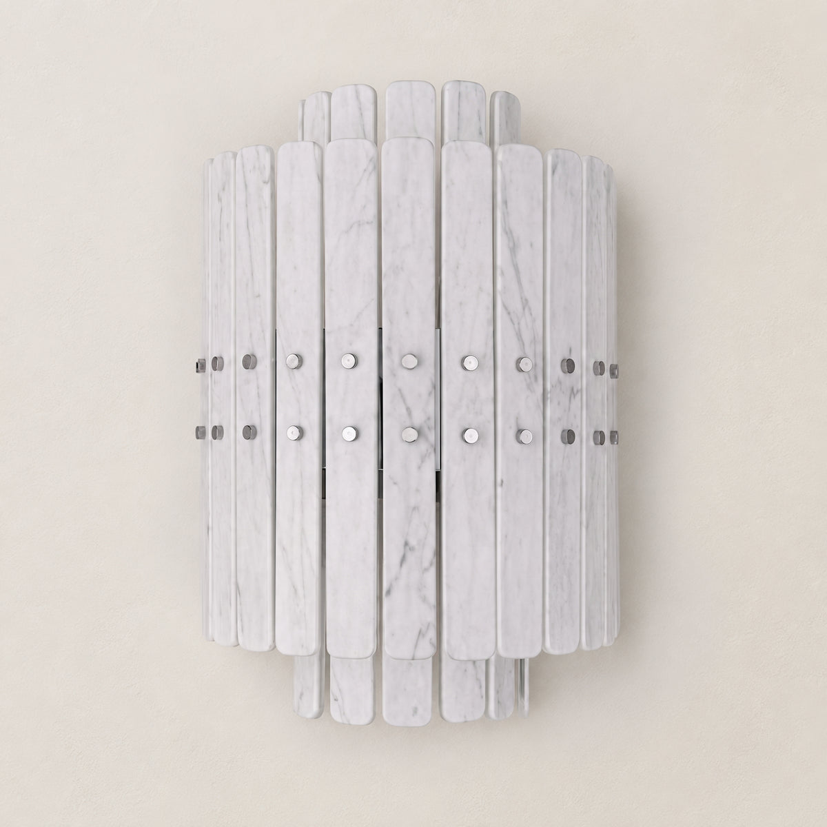 Pietra Marble Round Wall Sconce 11.8"D