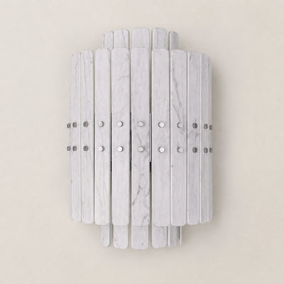 Pietra Marble Round Wall Sconce 11.8"D