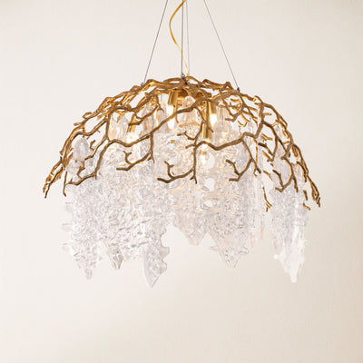 Aurevia Dome Glass Chandelier