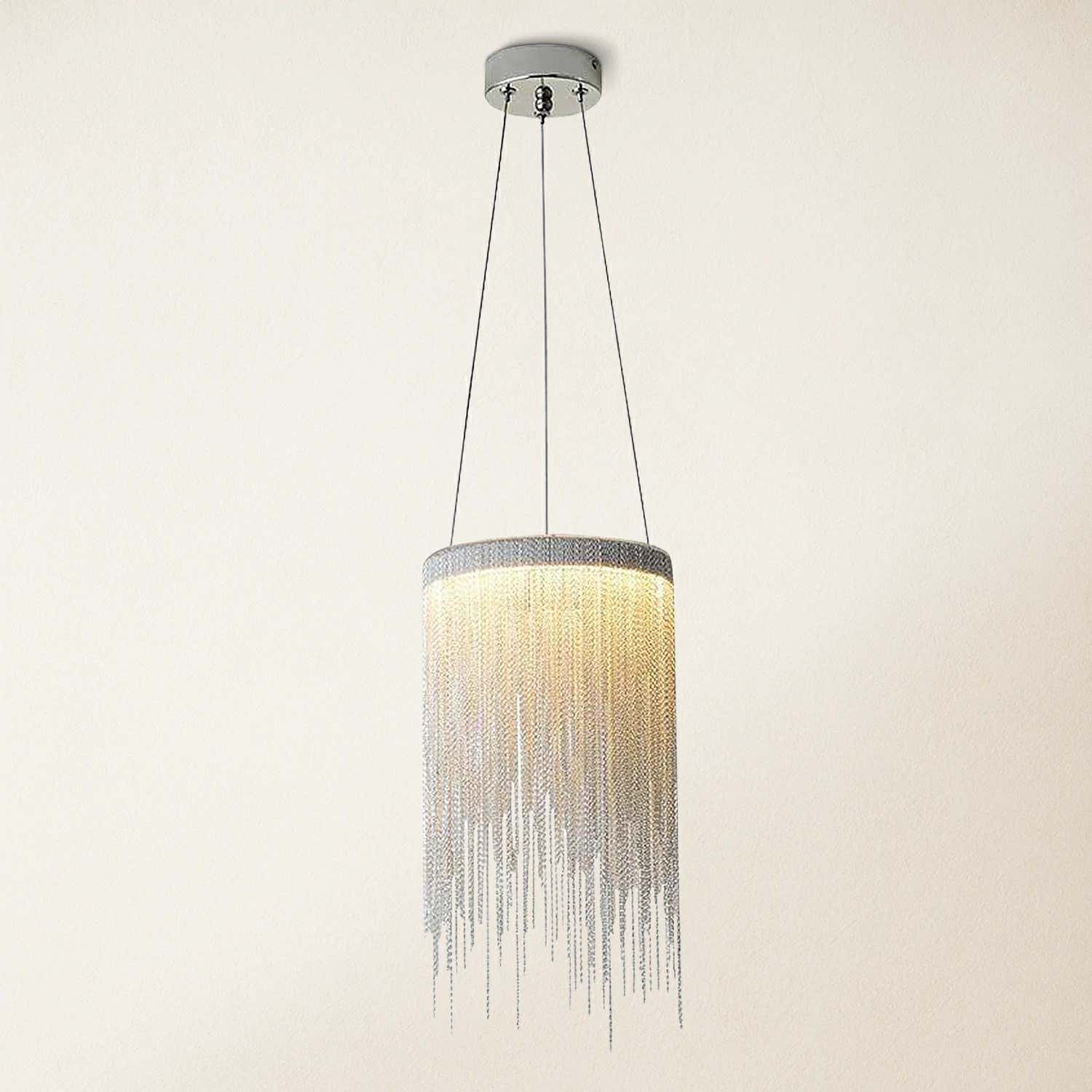 Teresa Cadena Chain Tassel Pendant Light Fixture 20cm W