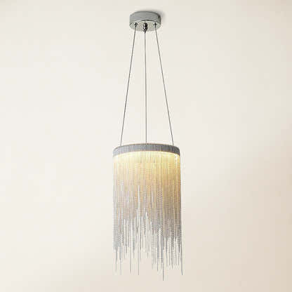 Teresa Cadena Chain Tassel Pendant Light Fixture 20cm W