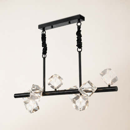 Stravon Radiant Structure Crystal Linear Chandelier
