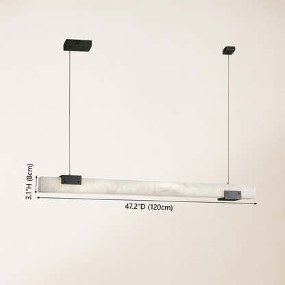 Caliora Alabaster Linear Chandelier