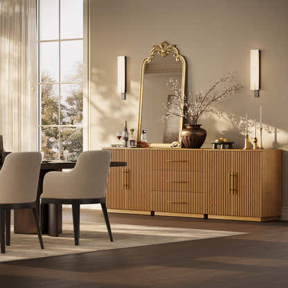 Holt Oak Modular Media Console (Set of 3)