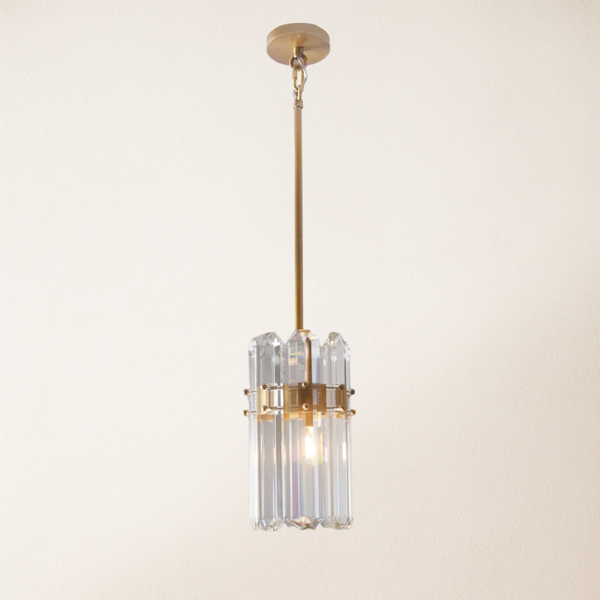 Ruby Crystal Pendant Kitchen Island Light 16.5 cm W