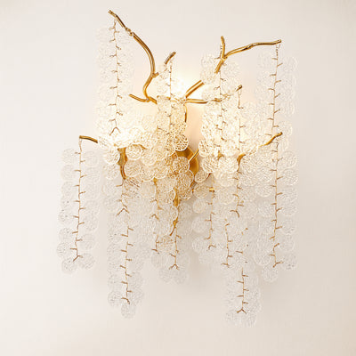 Shiro Noda Crystal Wall Lamp