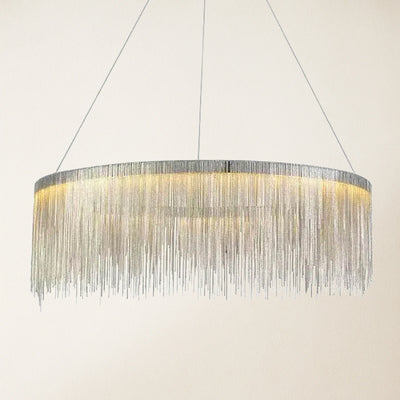 Teresa Cadena Steel Tassel Chandelier 60cm