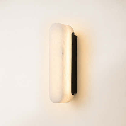 Valora Alabaster Capsule Wall Sconce