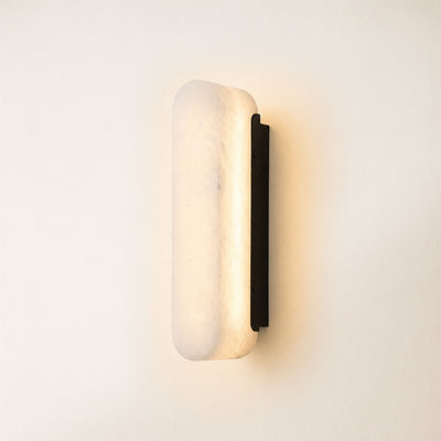 Valora Alabaster Capsule Wall Sconce