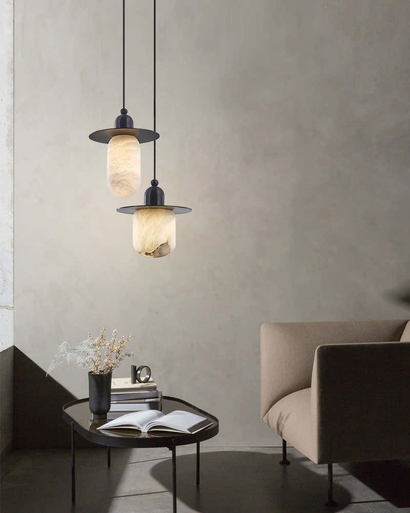 Bloom Alabaster Grace Pendant 15cm H