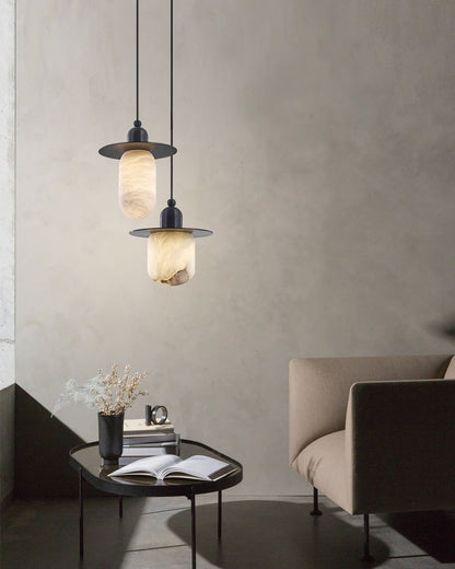 Bloom Alabaster Grace Pendant 19cm H