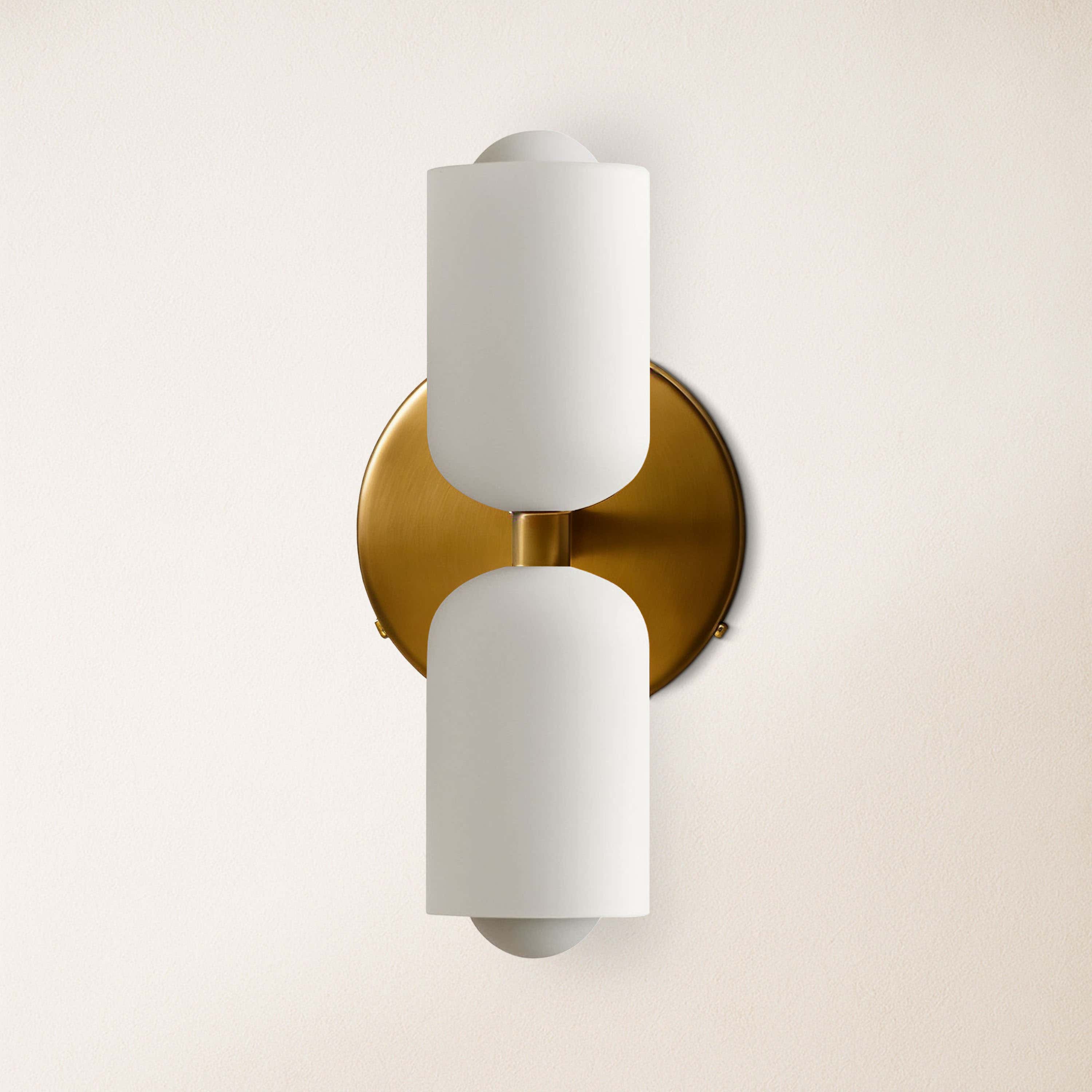 Caleb Glass Wall Sconce 12 cm W