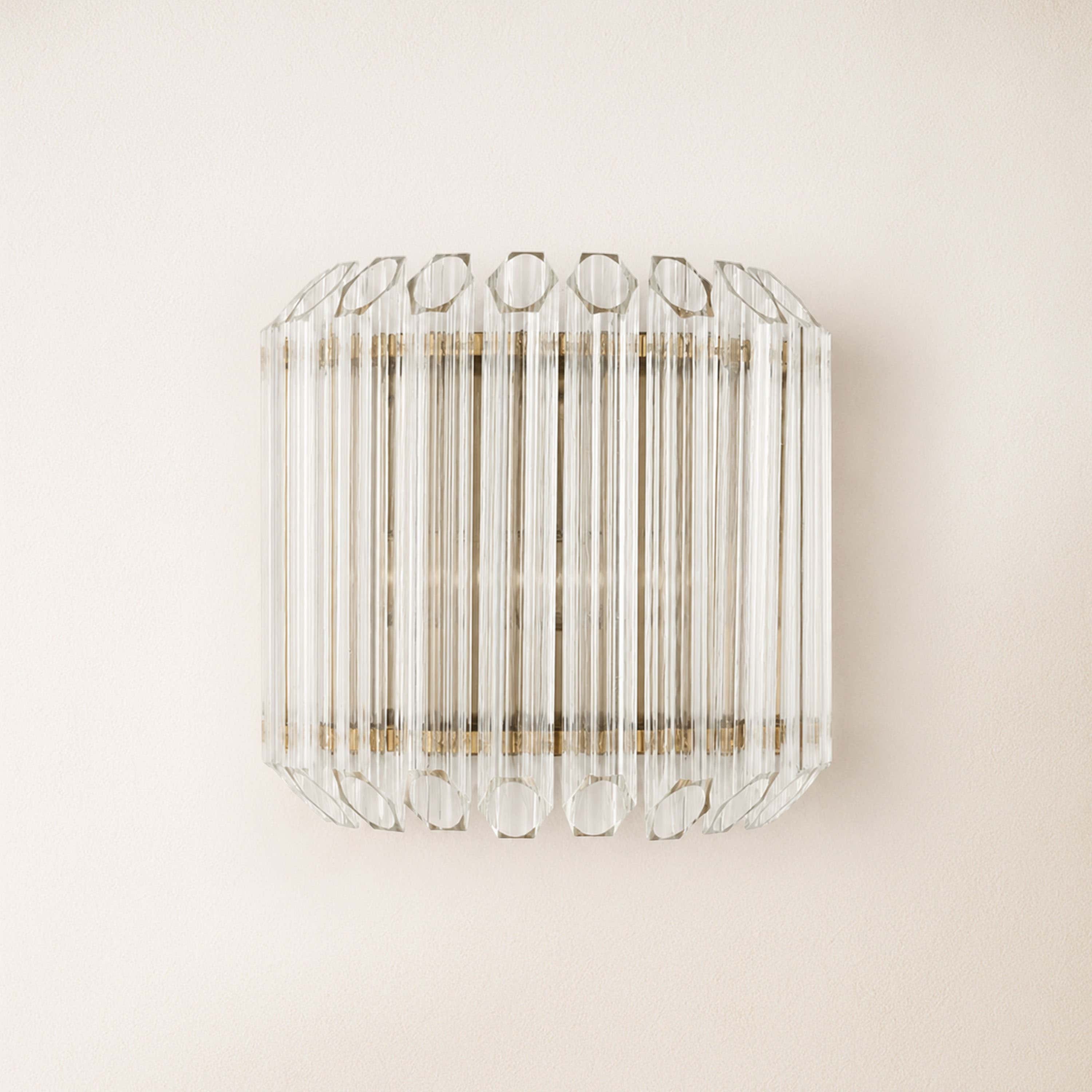 Virella Crystal Tube Wall Sconce