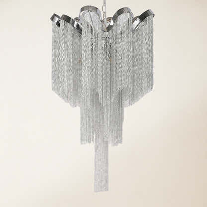 Teresa Cadena Chain Tassel Ceiling Light Fixture  41cm D