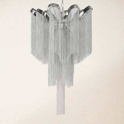 Teresa Cadena Chain Tassel Ceiling Light Fixture  41cm D