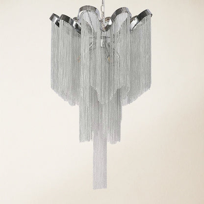 Teresa Cadena Chain Tassel Ceiling Light Fixture  41cm D