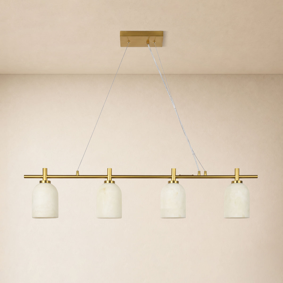 Axis Resin Linear Chandelier 43"D