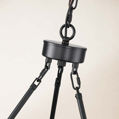 Vellum Round Chandelier 24"D