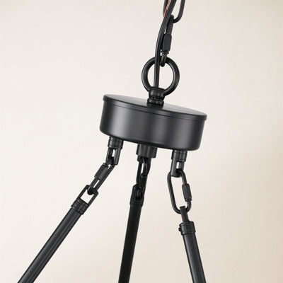 Vellum Round Chandelier 24"D