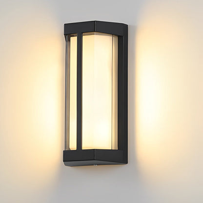 Cliffhold Double Acrylic Shade Outdoor Wall Light