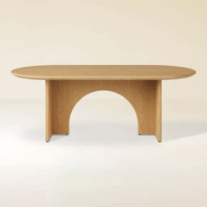 Aurora Oak Dining Table 84"