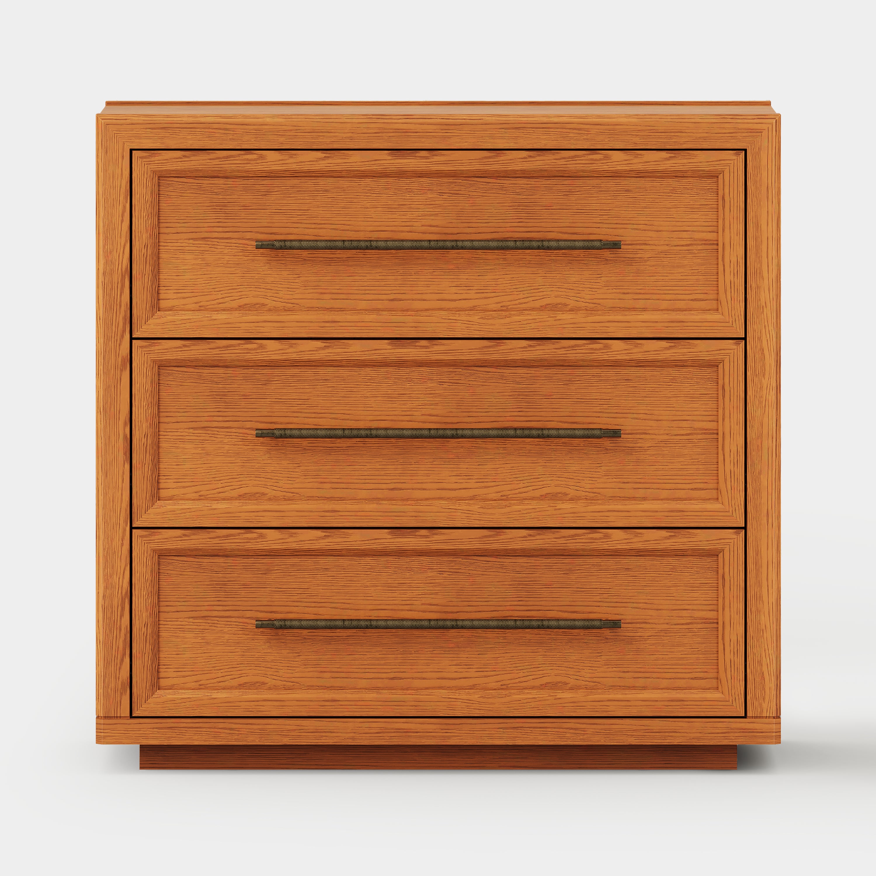 Alvar 32″ Oak 3-Drawer Chest