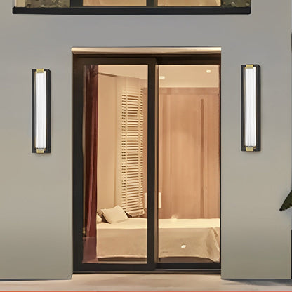 Vitreum Rectangular LED Outdoor Wall Light