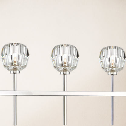 Parisian Crystal Linear Chandelier 117 cm L