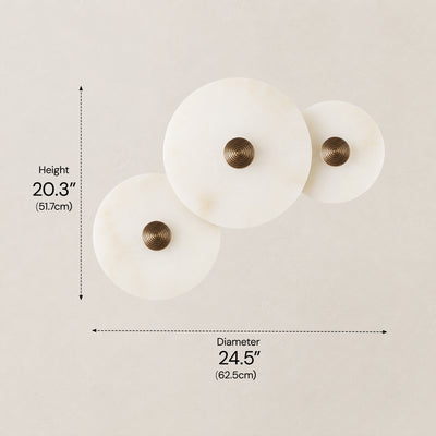 Miles Alabaster Multi-Lights Wall Sconce