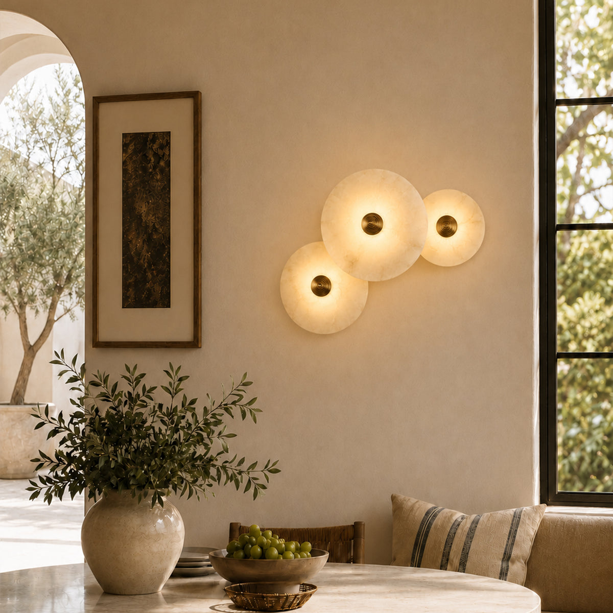 Miles Alabaster Multi-Lights Wall Sconce
