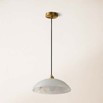 Dadaly Alabaster Modern Small Art Pendant 30.5cmD