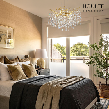 Frostleaf Crystal Cascade Branch Round Chandelier 76cm