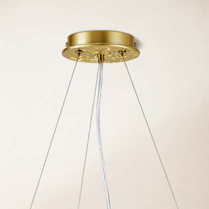 Lustre Branches Crystal Round Chandelier for All Rooms 76cm