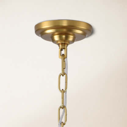 Ethereal Crystal Radiance Clear Amber Round Chandelier 76cm D