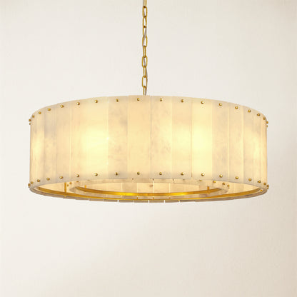 Nivislight Alabaster Round Chandelier 60.9cm