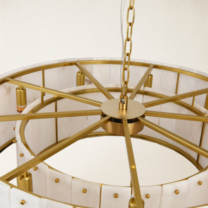 Nivislight Alabaster Round Chandelier 60.9cm