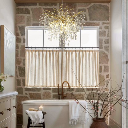 Frostleaf Crystal Grand Cascade Branches Chandelier 81.3cm D