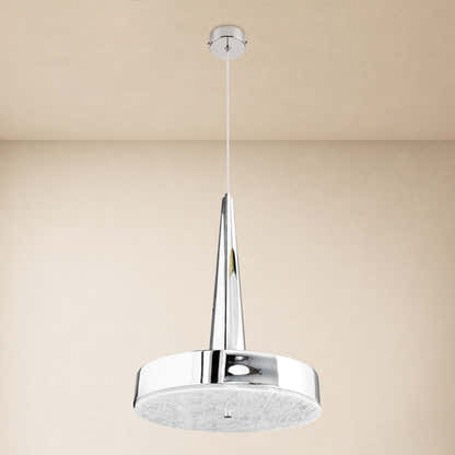 Pietra Lume White Marble Cone Pendant 14"D