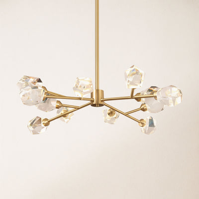 Aurelium Nova Crystal Linear Chandelier