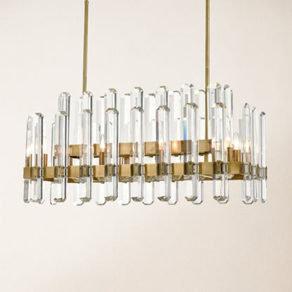 Clarion Rectangular Chandelier 91 cm L