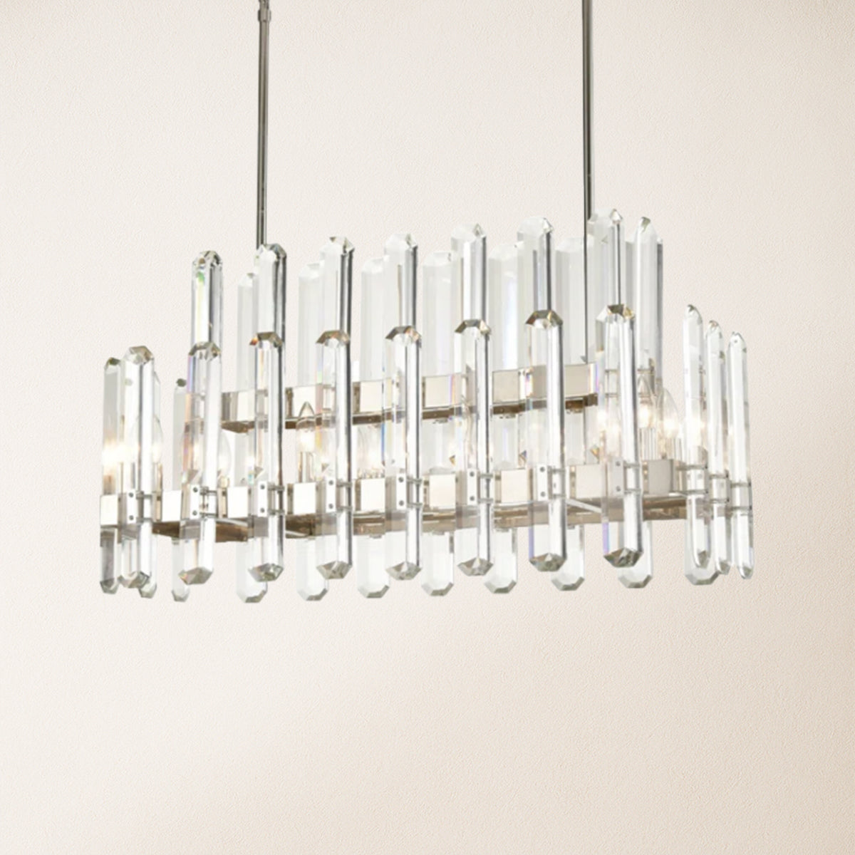 Clarion Rectangular Chandelier 91 cm L