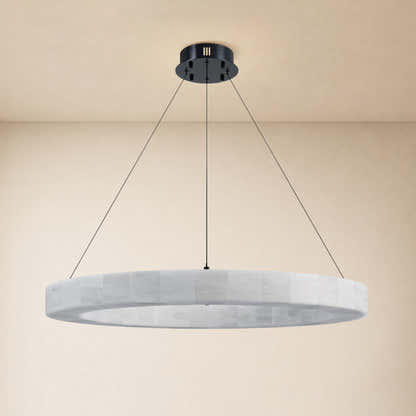 Soluna Alabaster Custom Round Chandelier