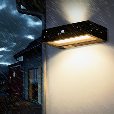 Vallum Rectangular Outdoor Up Down Wall Light