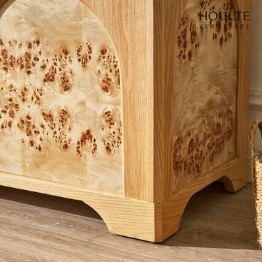 Aurora Oak Media Console 80"