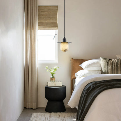 Bloom Alabaster Grace Pendant 19cm H