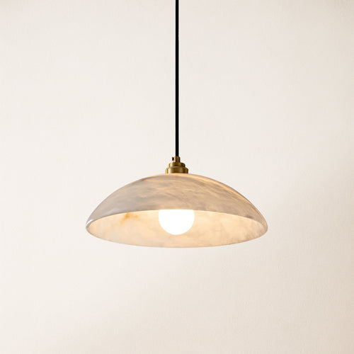 Dadaly Alabaster Modern Small Art Pendant 50.8cm D