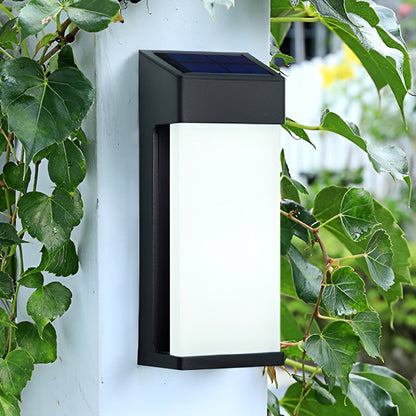 Kraken Rectangular Solar Outdoor Wall Light 2 Pcs